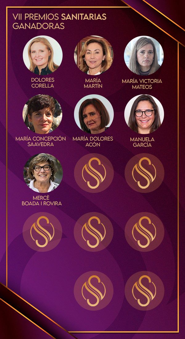 Ganadoras de los VII Premios Sanitarias.