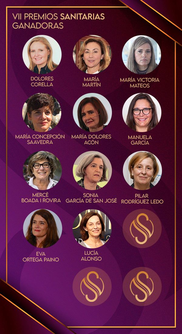 Ganadoras de los VII Premios Sanitarias.