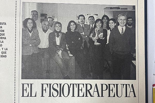 Un número de 'El Fisioterapeuta' donde aparece Juan José Massó.