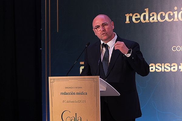 Francisco Ponce, durante su discurso en la XIX edición de los Premios de la Administración Sanitaria.