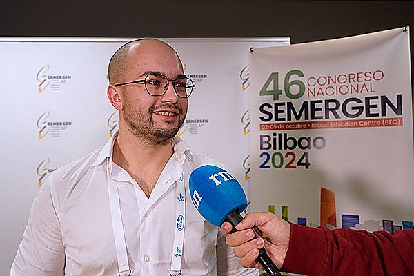 David Rial Villar, residente de segundo año en el centro de salud de la Estrada.