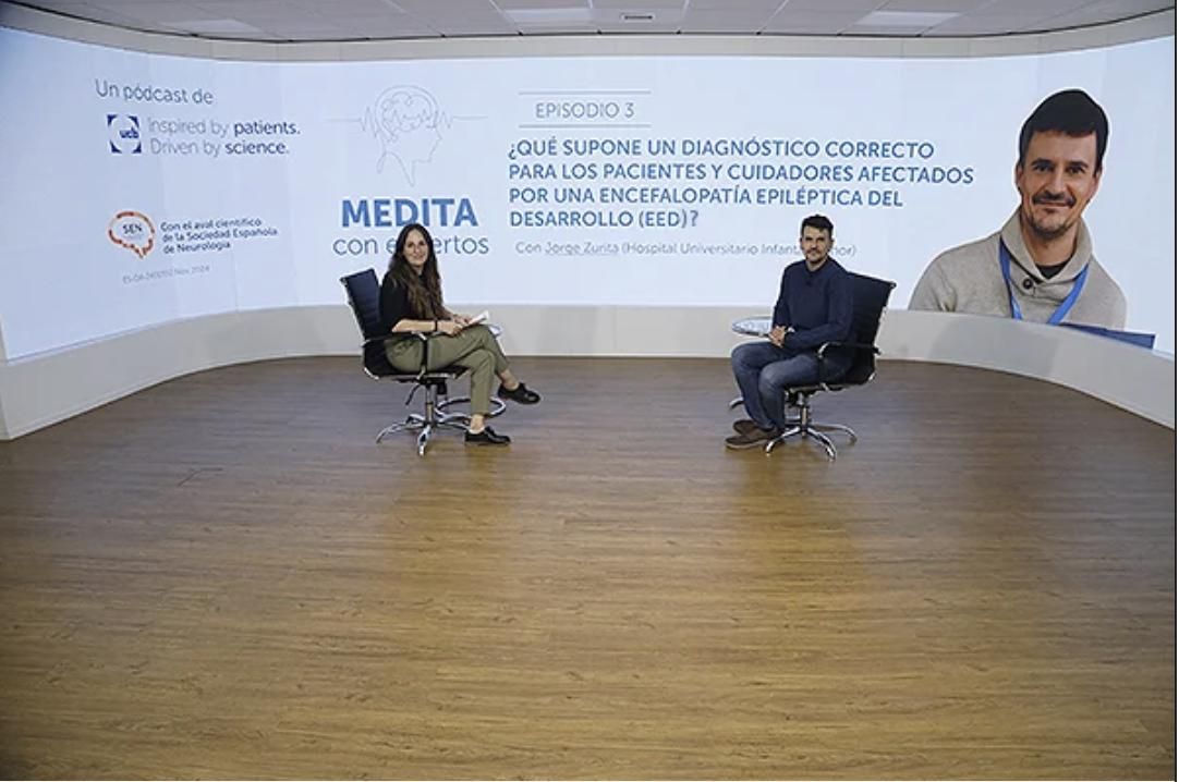 Elena González, jefa de Especialidades de Redacción Médica y Jorge Zurita.