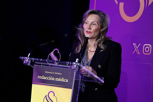 Martín, durante su discurso tras recoger su galardón.
