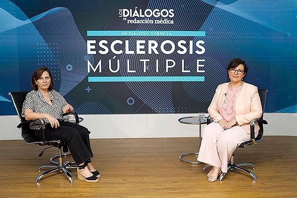 Yolanda Aladro, responsable de la Unidad de Esclerosis Múltiple del Hospital Universitario de Getafe y profesora de la Universidad Europea de Madrid; y Lucienne Costa-Frossard, neuróloga del Hospital Universitario Ramón y Cajal e investigadora del Grupo de Esclerosis Múltiple del Instituto Ramón y Cajal para la Investigación Sanitaria (Irycis).