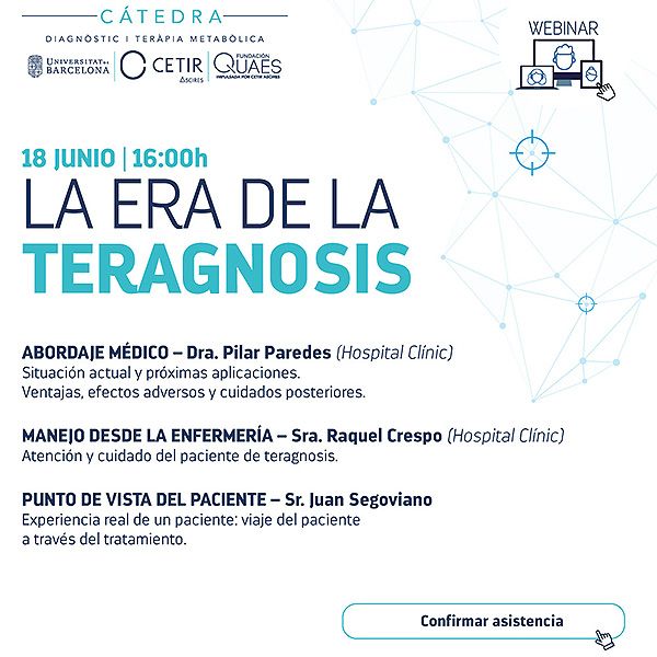 Participantes del webinar 'La era de la teragnosis'