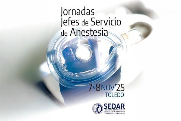 Sedar organiza las Jornadas para Jefes de Servicio de Anestesia.