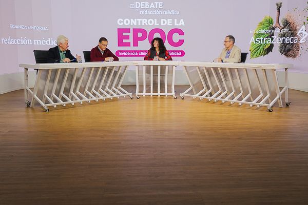 Aspecto de la sala durante el debate sobre 'Control de la EPOC: Evidencia clínica y sostenibilidad'.
