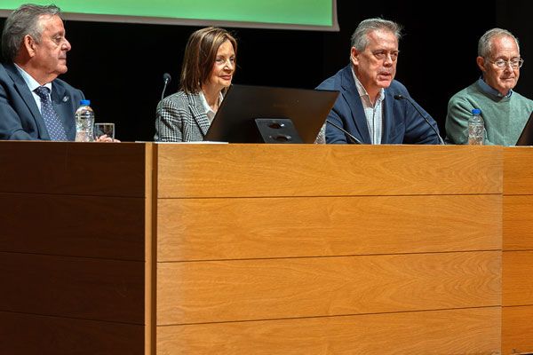 Julio Ancochea, Luz Couce, Antonio Gómez Caamaño y Ángel Carracedo.