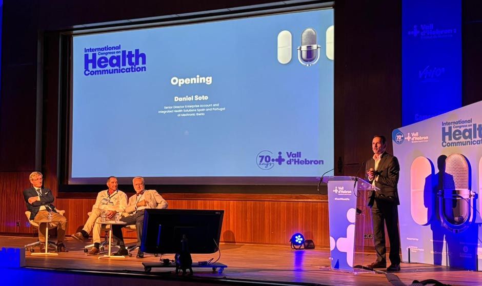 Intervención de Daniel Soto, director de Cuentas Estratégicas e Integrated Health Solutions para España y Portugal de Medtronic.