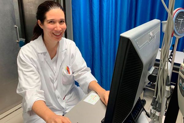 Ana Sahuquillo Martínez, en una imagen de archivo del Hospital de Manacor.