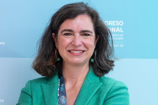 Cecilia Martínez Fernández-Llamazares, en el Congreso de la SEFH de este 2025 en Málaga.