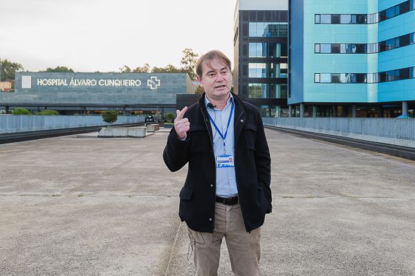 El director general de la Sociedad Concesionaria Novo Hospital de Vigo, Enrique Nieto.