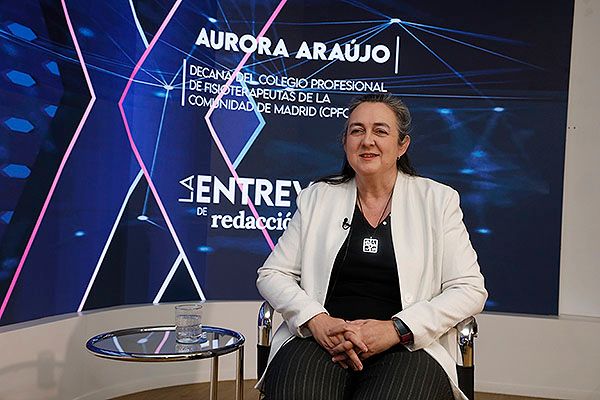 Aurora Araújo, decana del Colegio Profesional de Fisioterapeutas de la Comunidad de Madrid (CPFCM).
