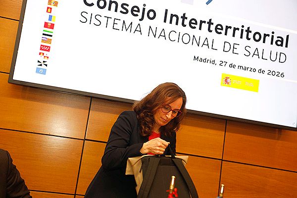 Mónica Garcia en el Consejo Interterritorial.