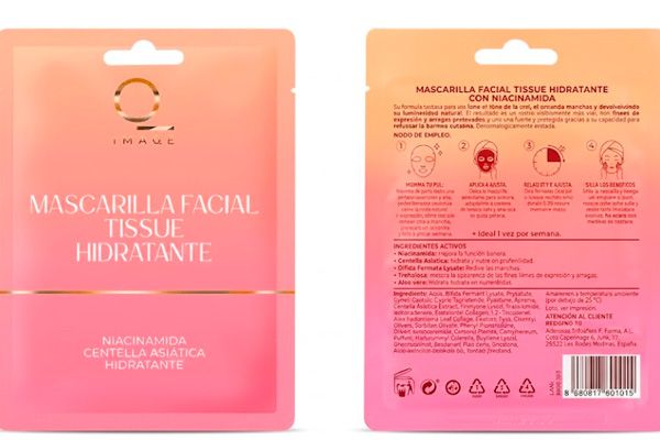 La mascarilla facial afectada.