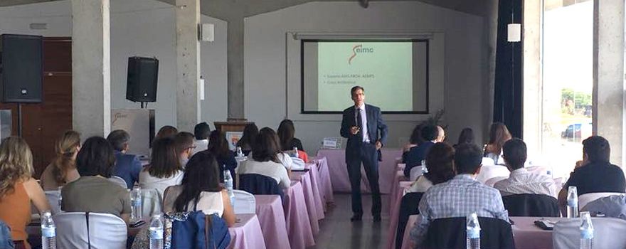 Intervención de Miguel Ángel Calleja, presidente de la SEFH y jefe del Servicio de Farmacia del Hospital Virgen Macarena de Sevilla.