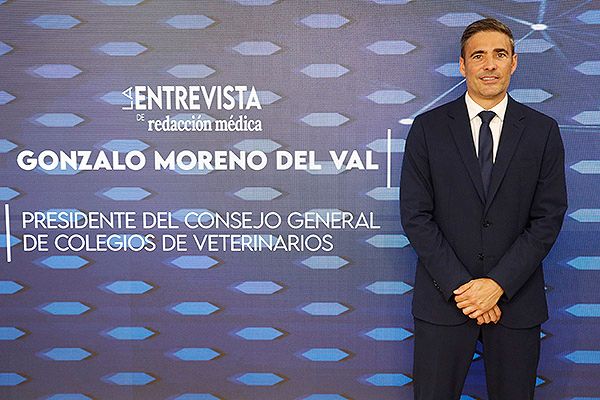 Gonzalo Moreno del Val, presidente de la Organización Colegial Veterinaria.