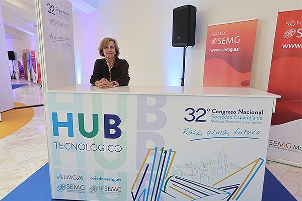 Pilar Rodríguez Ledo, presidenta de la Sociedad Española de Médicos Generales y de Familia (SEMG).