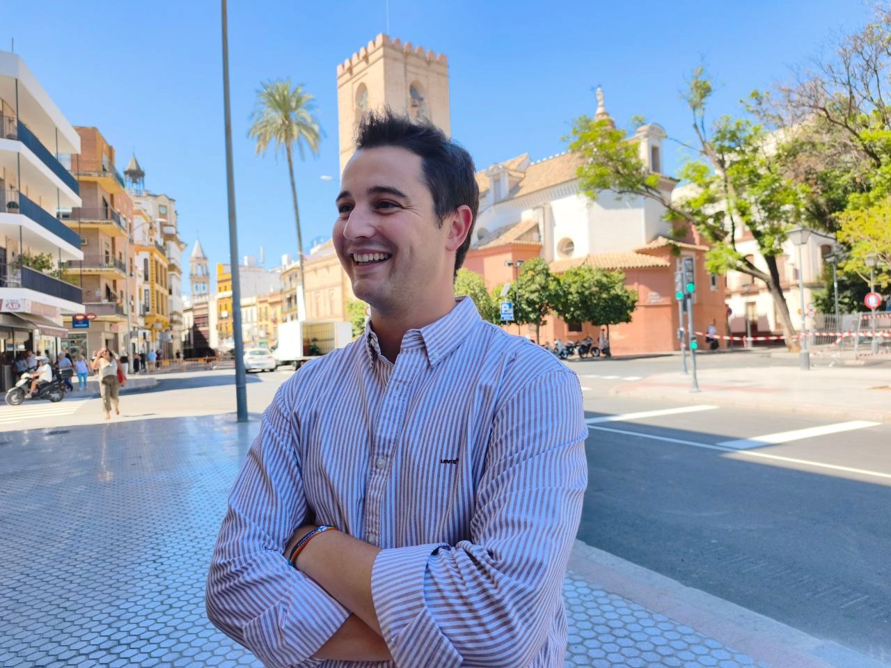 Javier Montes, el diputado por Sevilla de Adelante Andalucía más joven del Parlamento.
