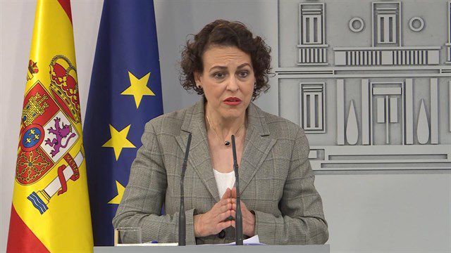  Magdalena Valerio, ministra de Trabajo.